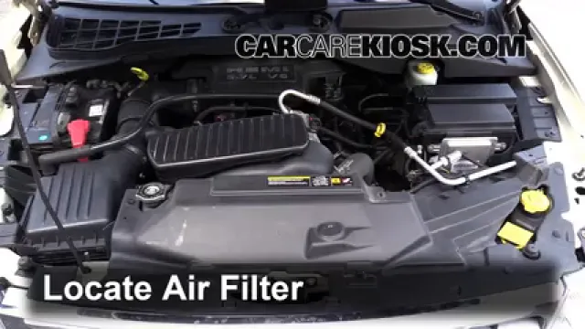 2008 Chrysler Aspen Limited 5.7L V8 Filtro de aire (motor) Cambio